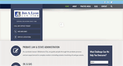 Desktop Screenshot of jimalyonlawfirm.com
