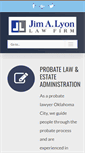 Mobile Screenshot of jimalyonlawfirm.com